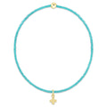 hope classic turquoise bracelet signature cross small gold charm