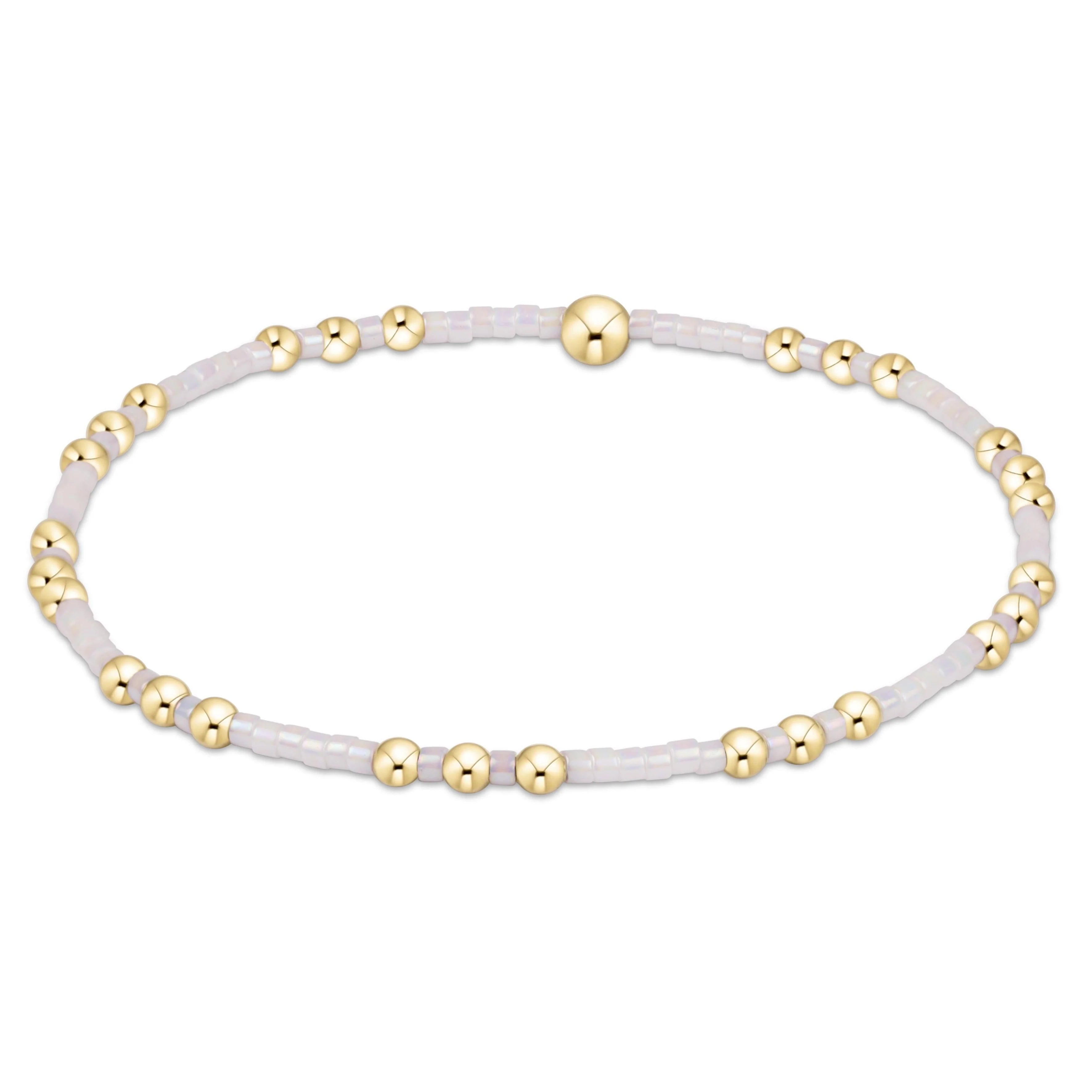 hope joy bracelet silky white