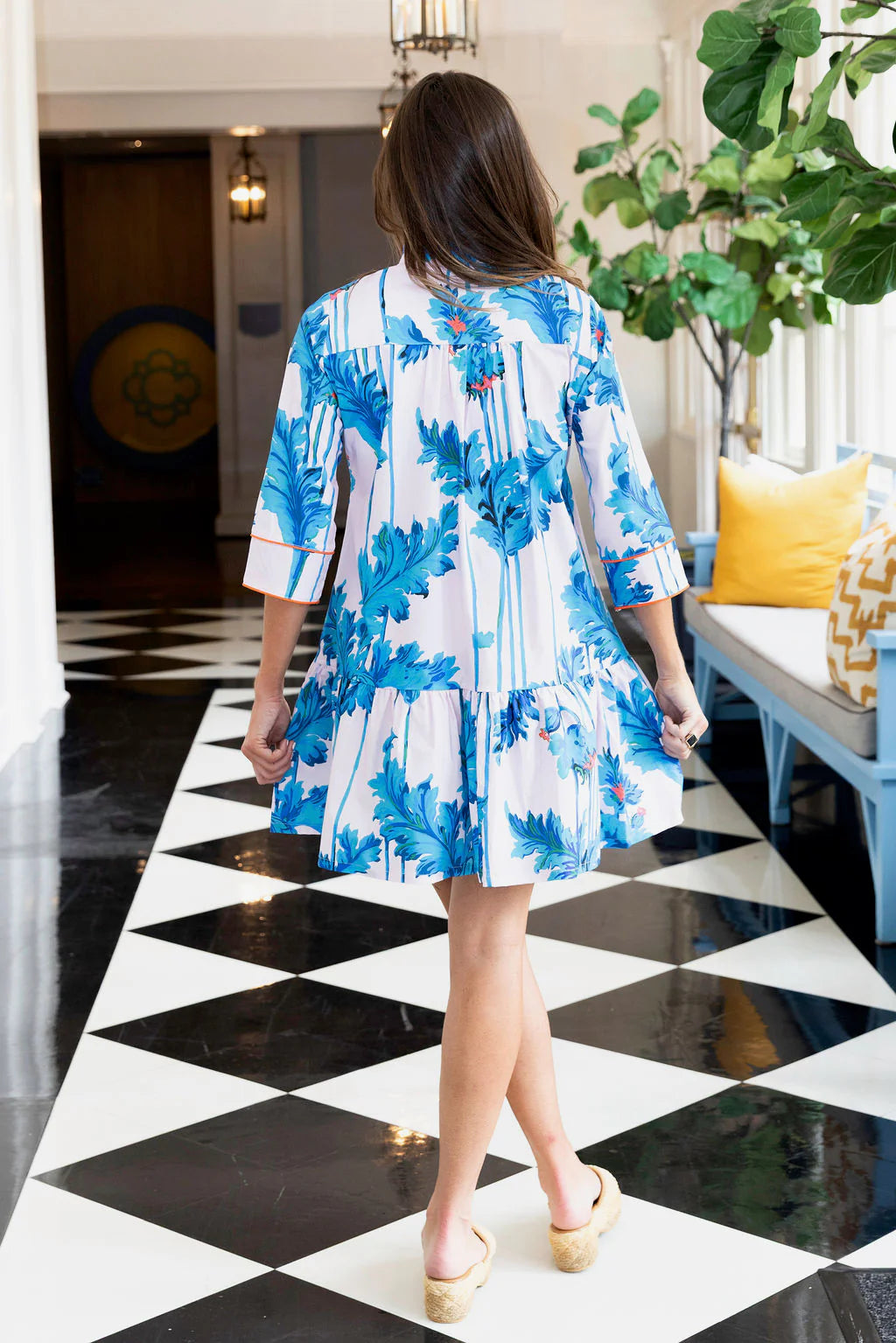 blue regency pippa dress short