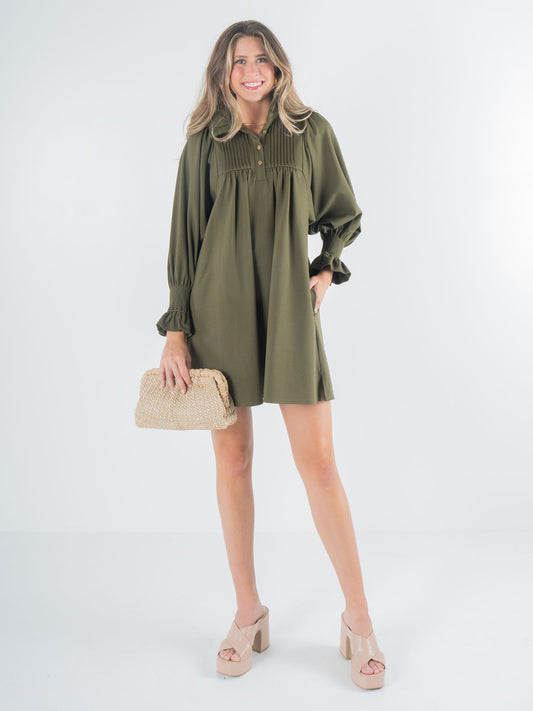 charlotte dress olive night