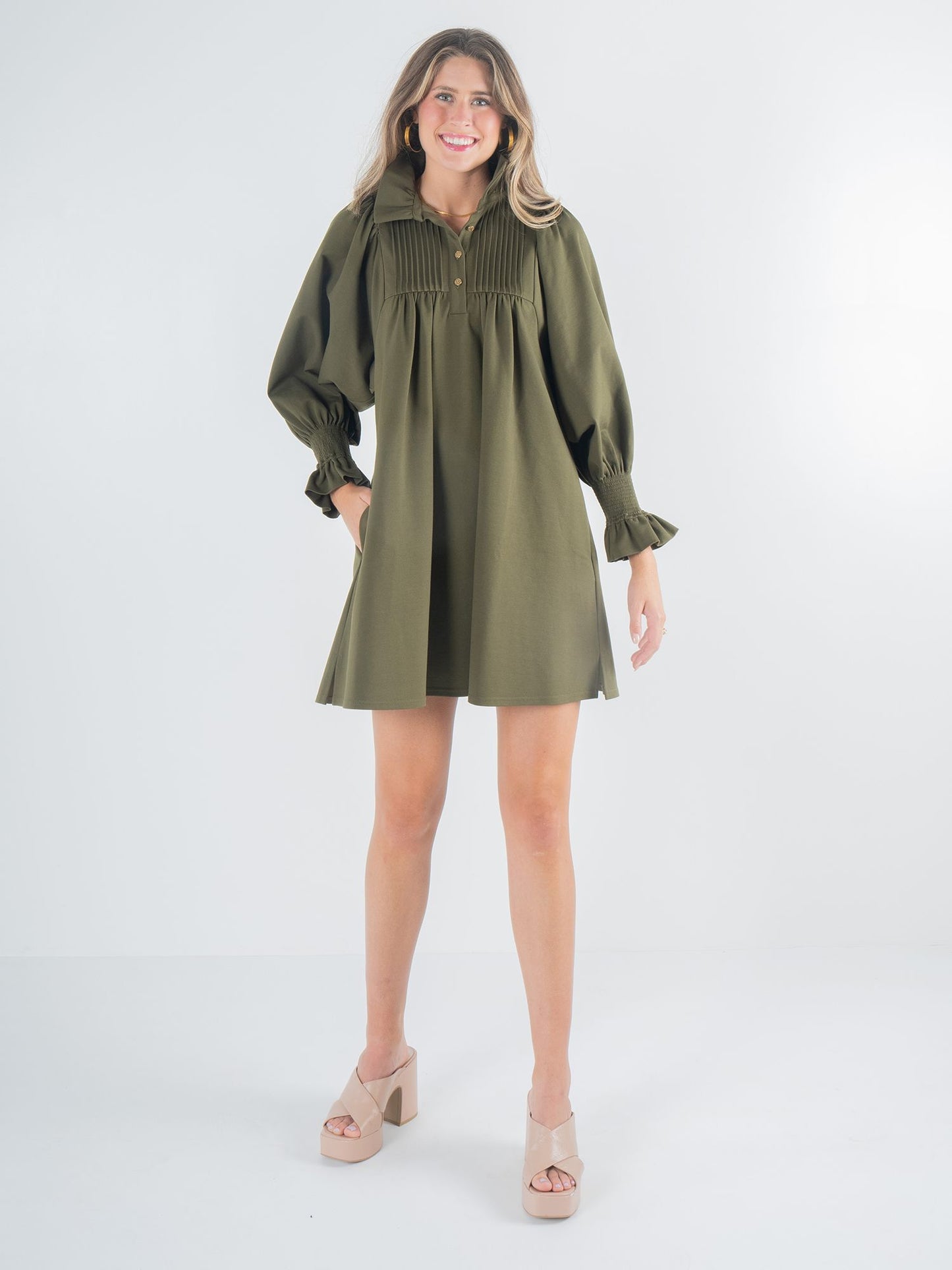 charlotte dress olive night