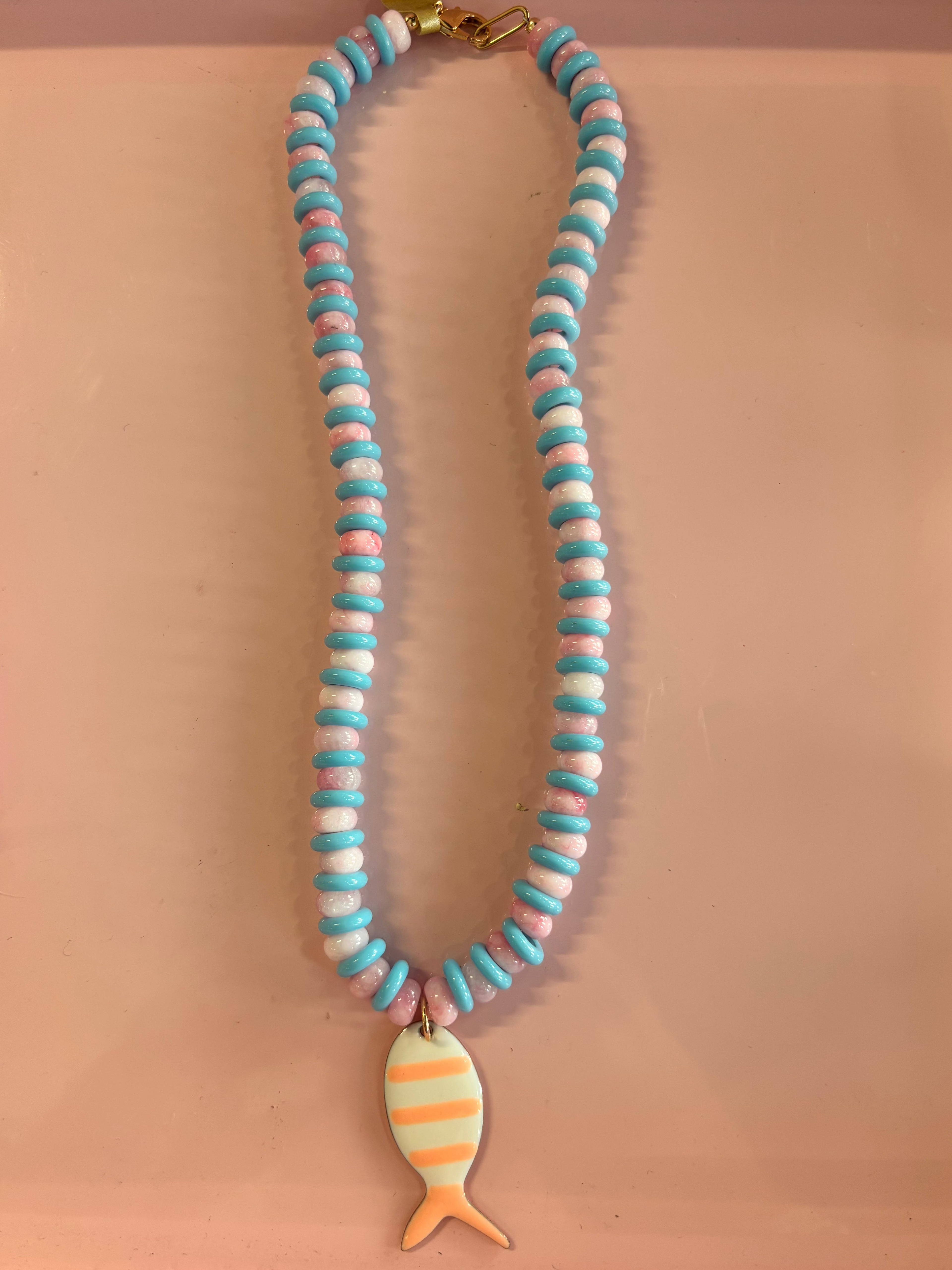 here fishy fishy necklace