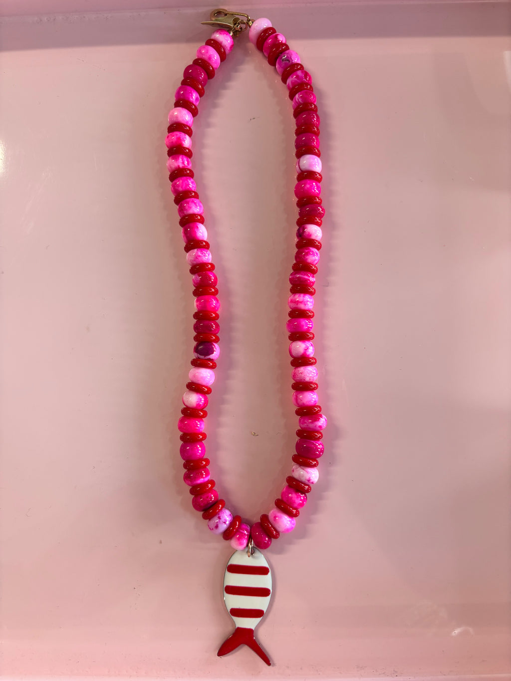 here fishy fishy necklace