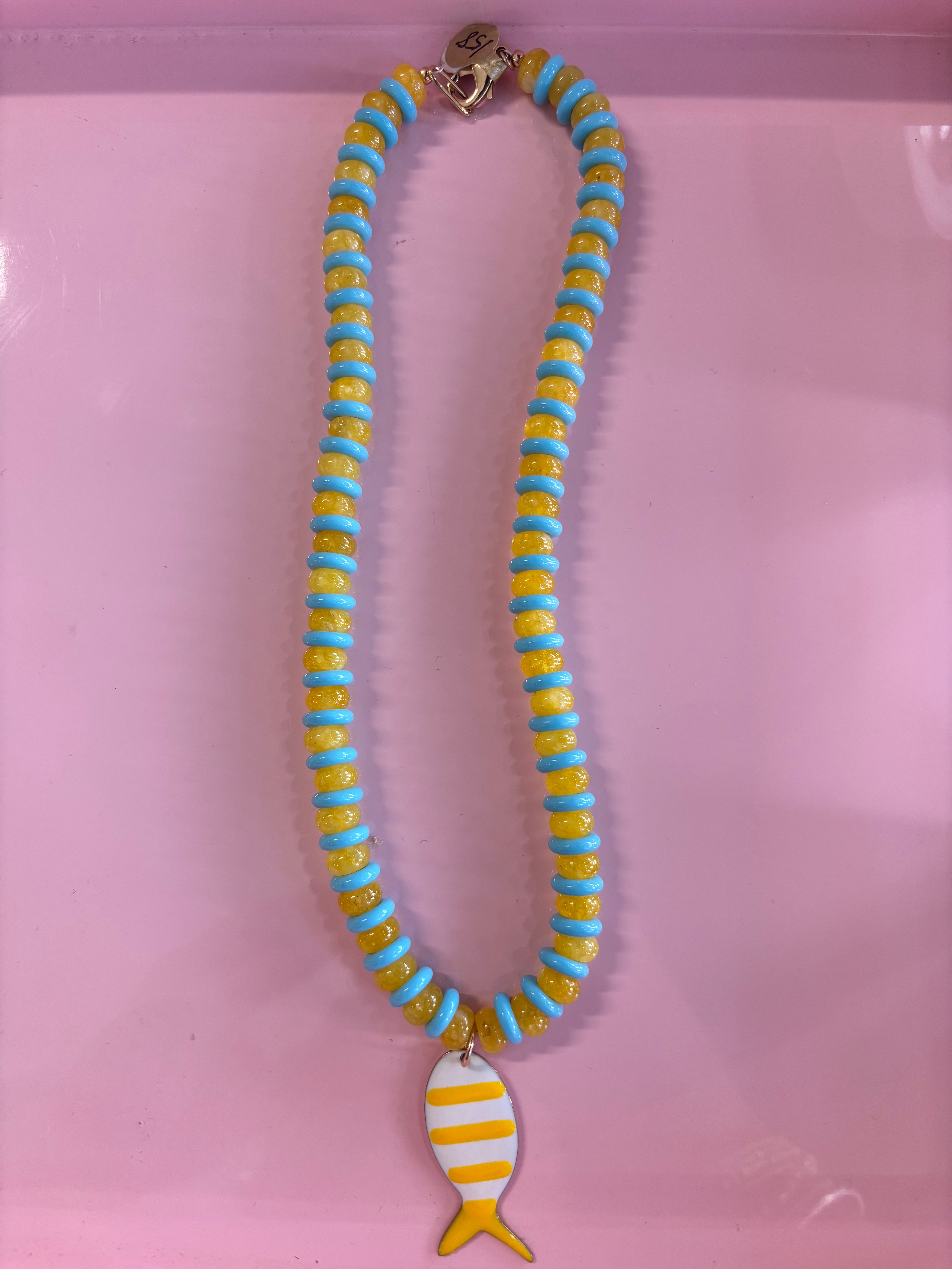 here fishy fishy necklace