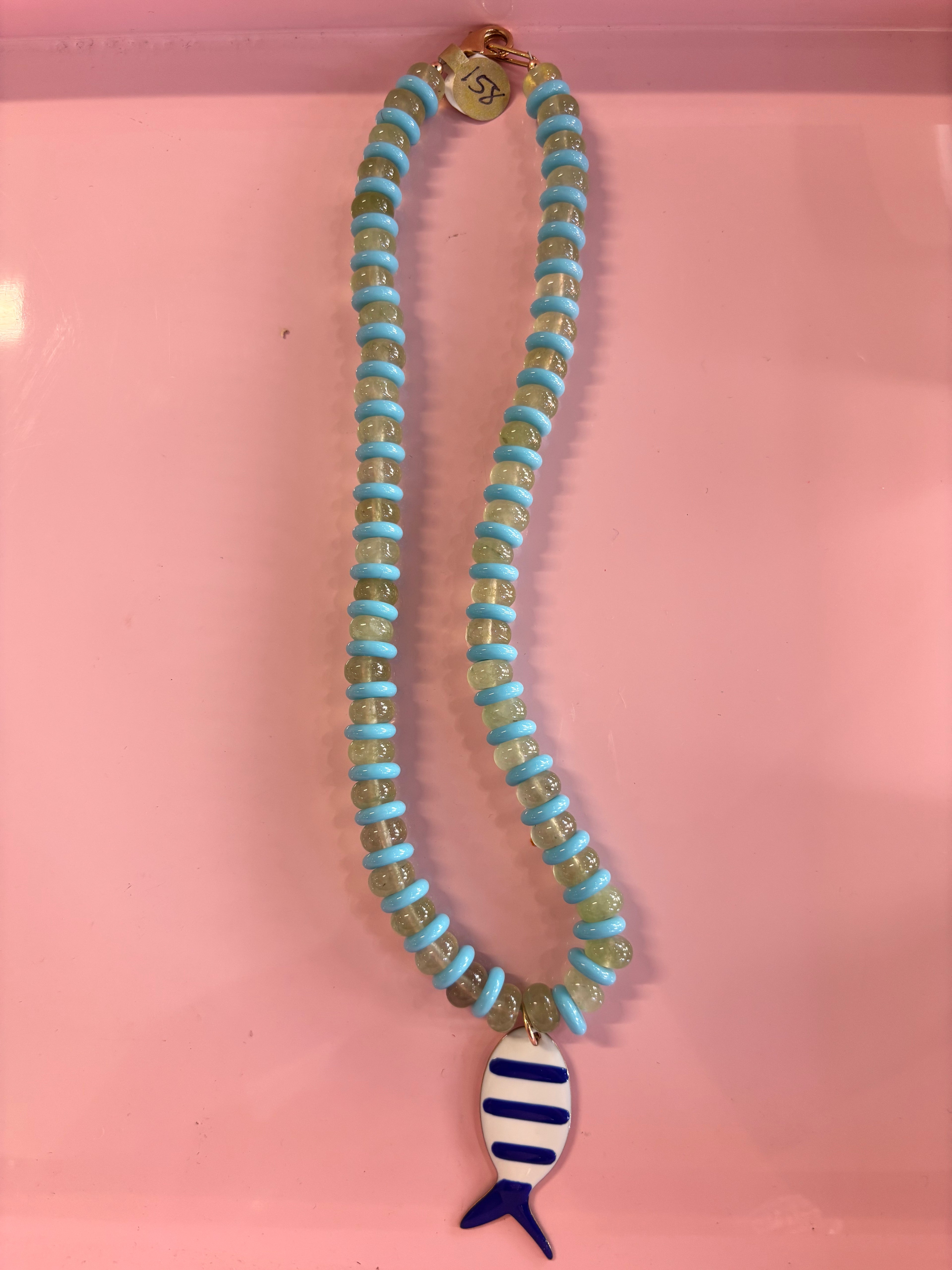 here fishy fishy necklace