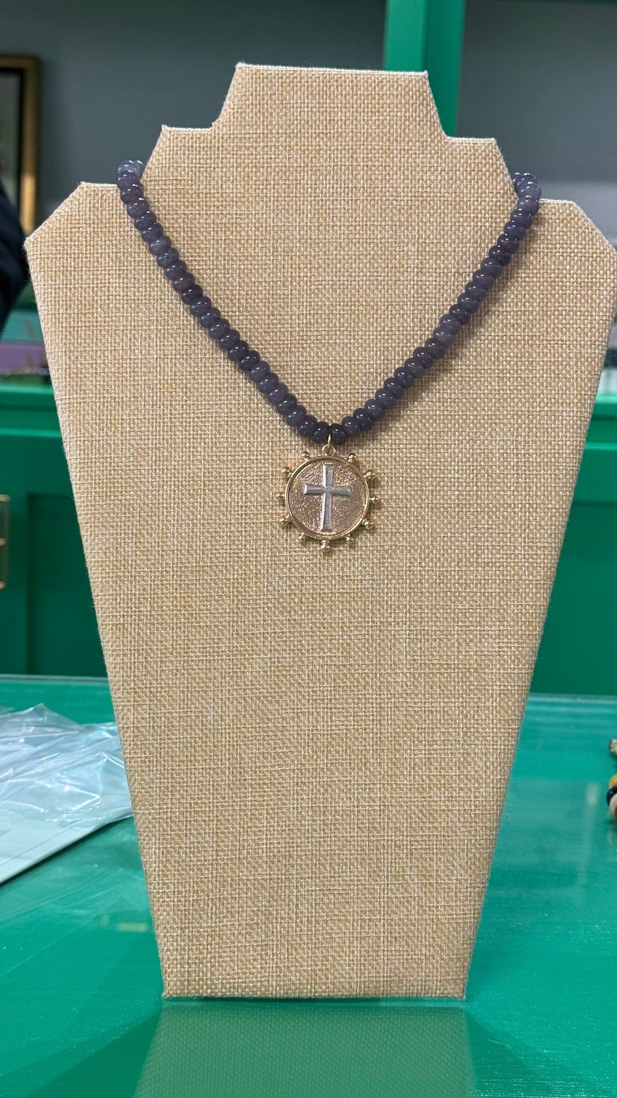 charm beaded necklace