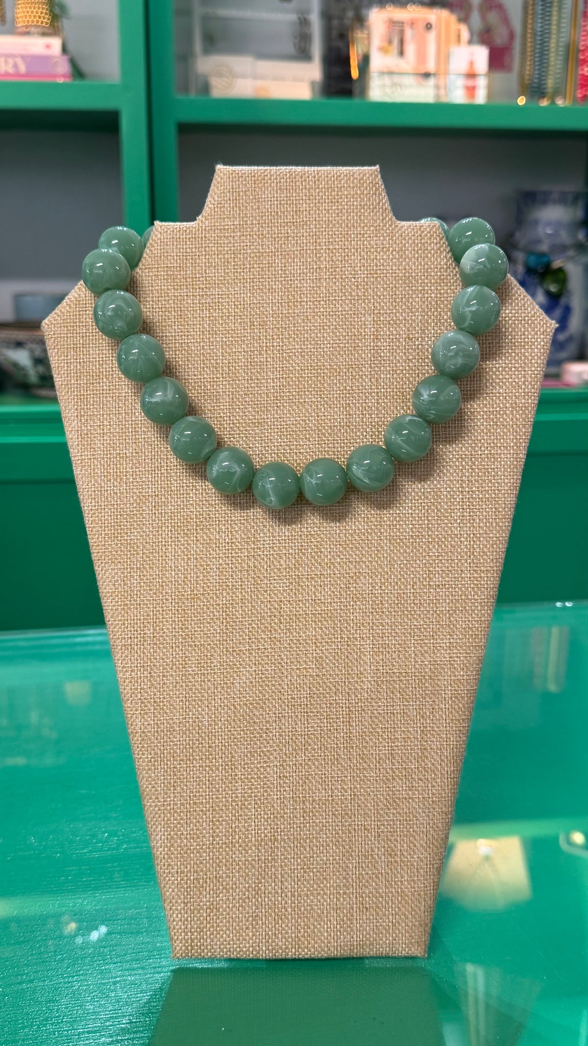fall bauble beaded necklace
