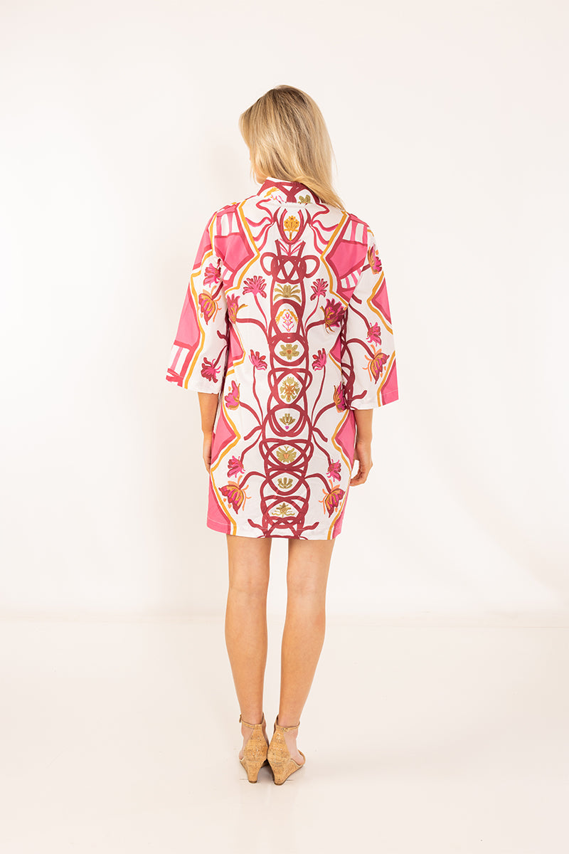 raspberry trail bouvier short dress