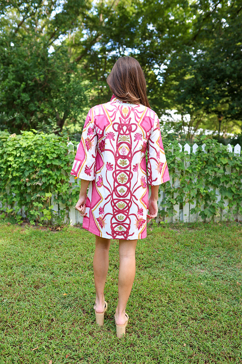 raspberry trail bouvier short dress
