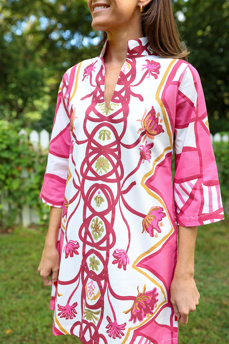 raspberry trail bouvier short dress