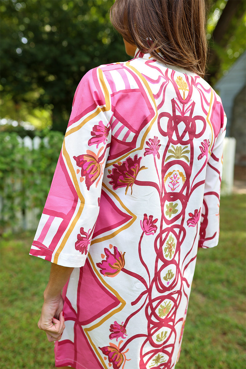 raspberry trail bouvier short dress