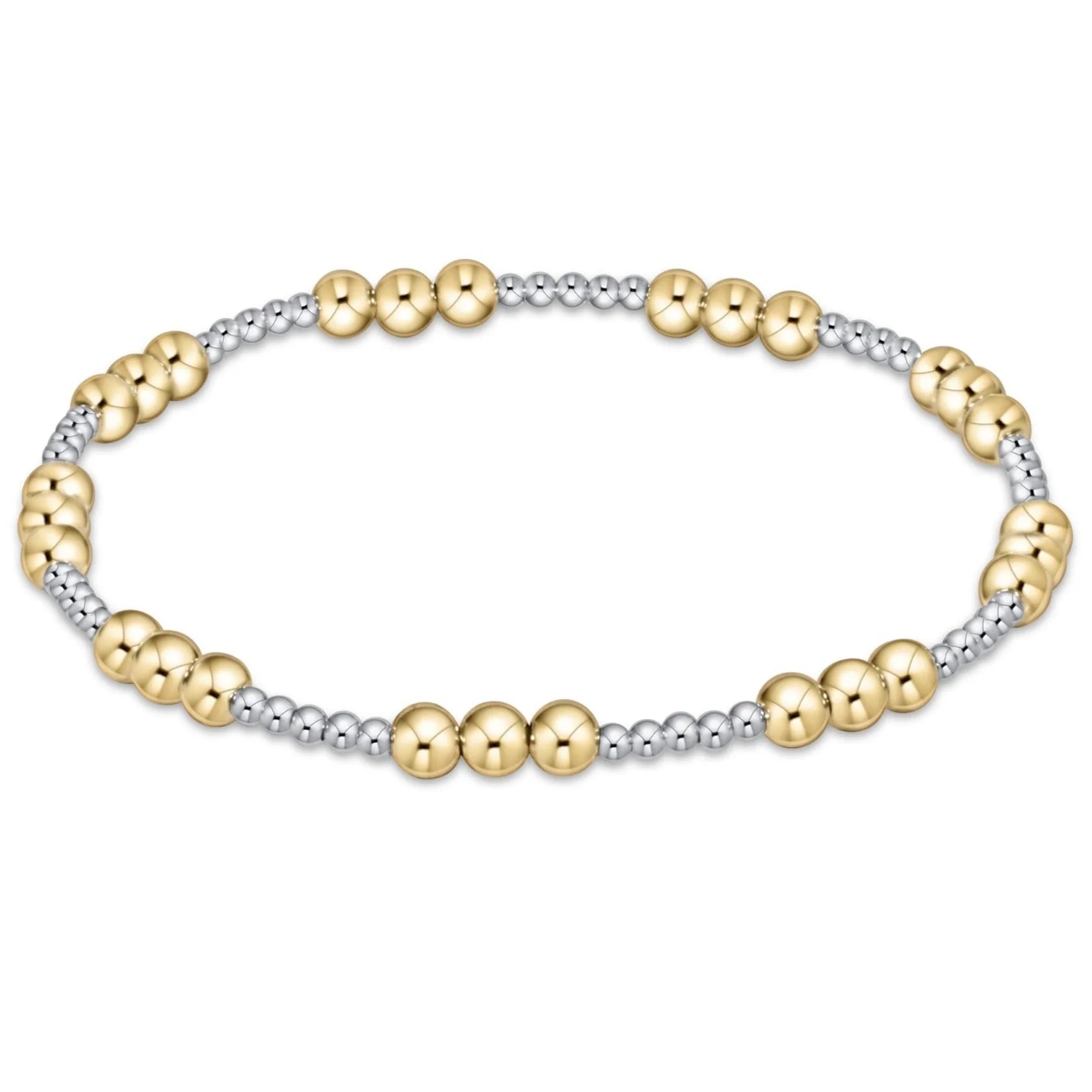joy mixed metal 4mm bracelet