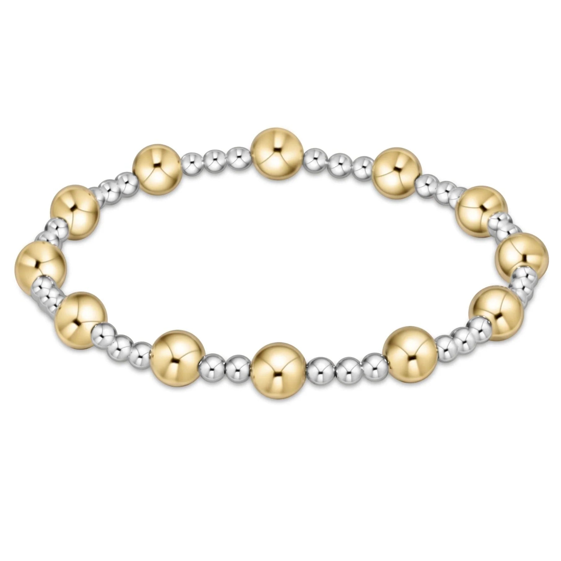 sincerity mixed metal 6mm bracelet