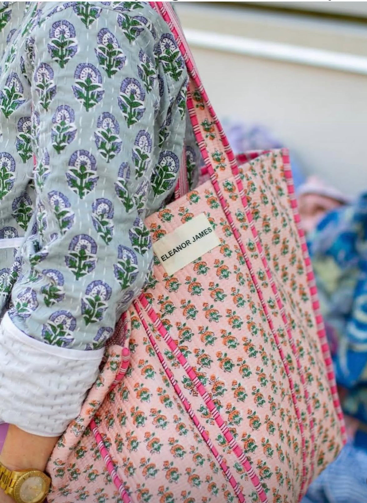 charlotte kantha tote