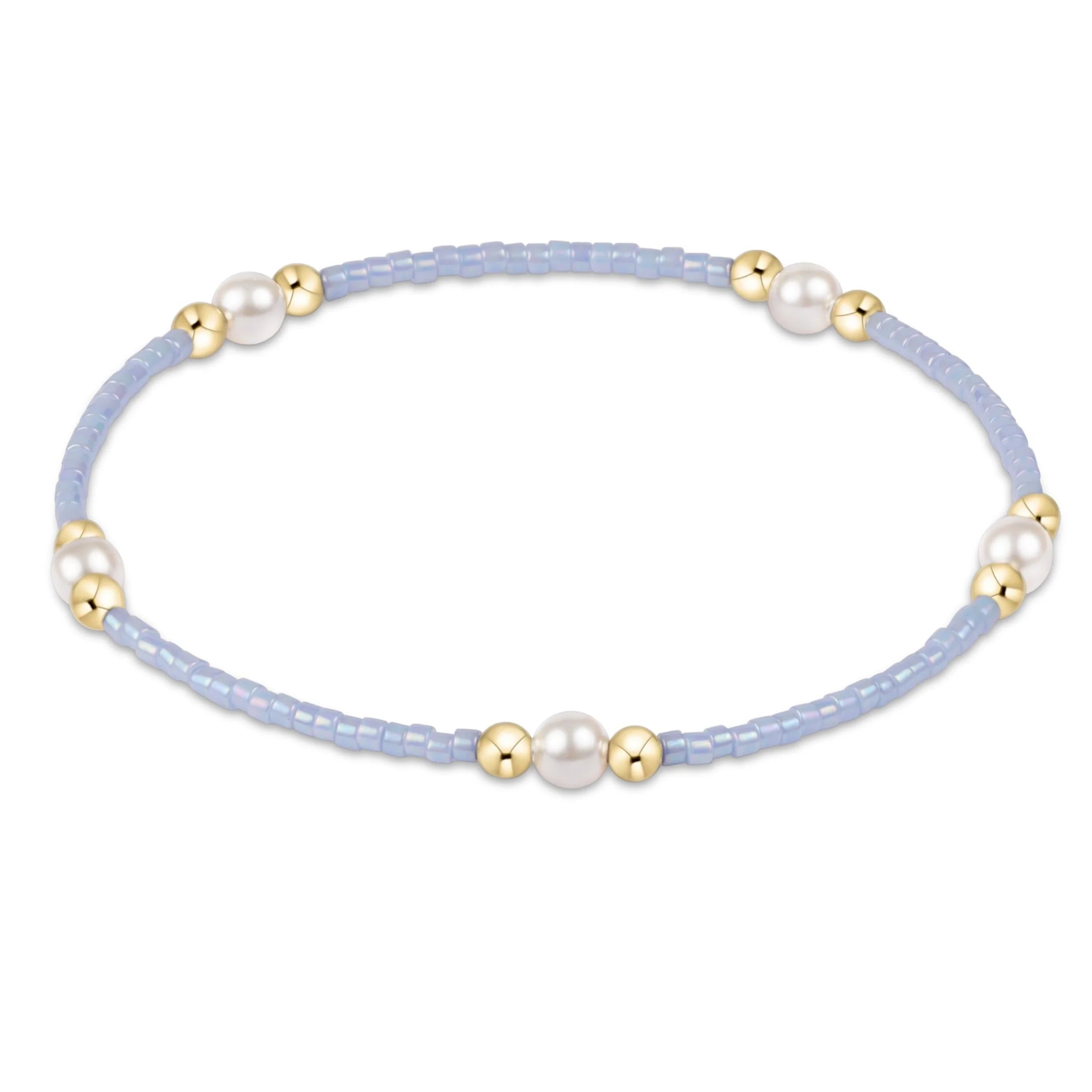 hope purpose pearl bracelet ocean mist