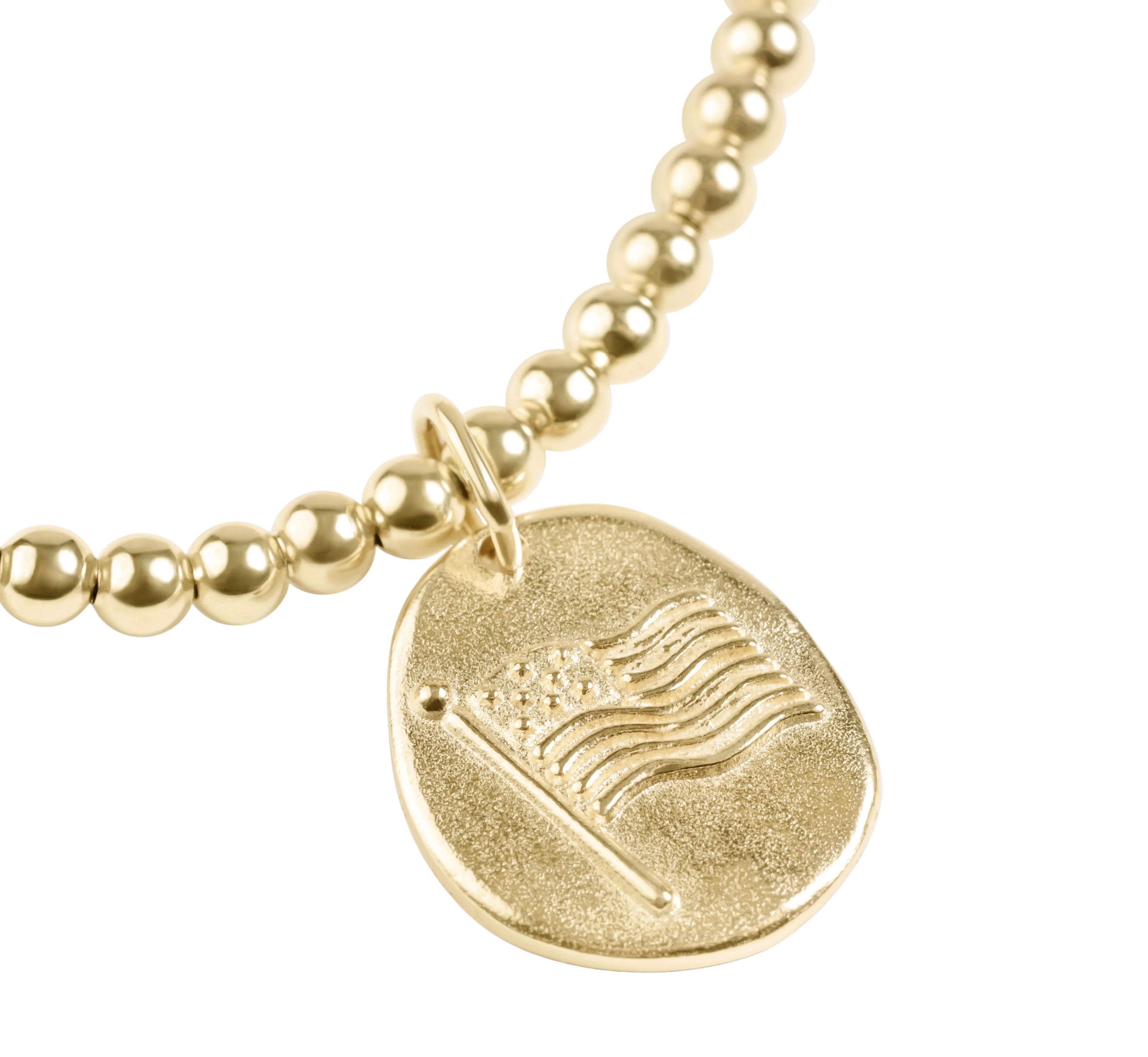 classic gold 3mm bracelet inspire america gold disc