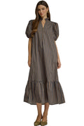 mollie stripe dress