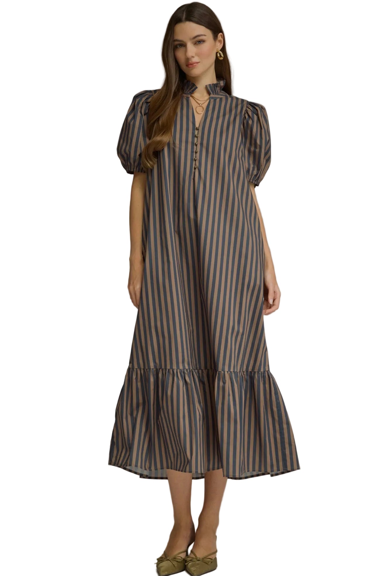 mollie stripe dress