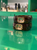 chocolate square bangle