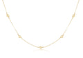 17" choker simplicity chain gold classic gold 4mm