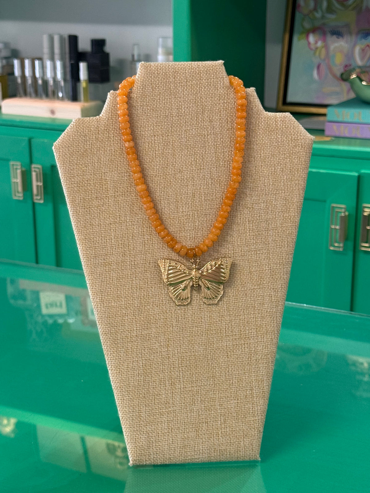 charm beaded necklace