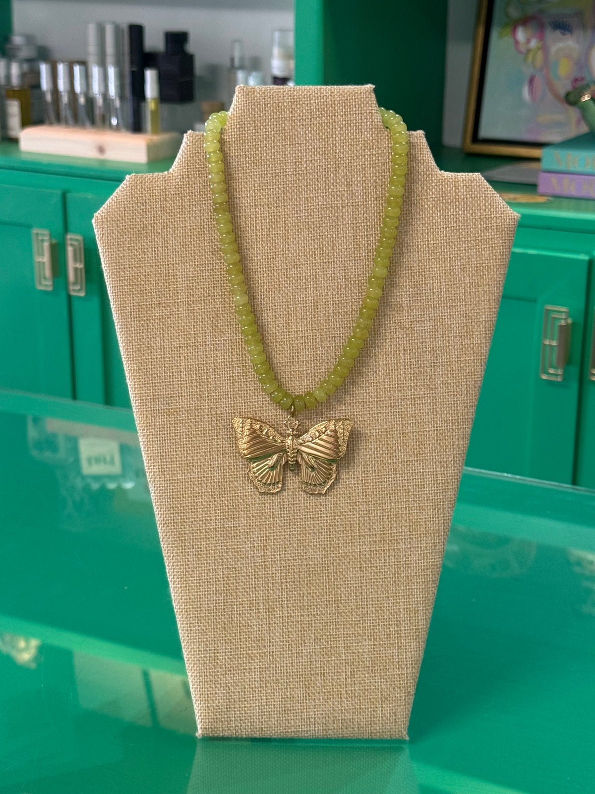 charm beaded necklace