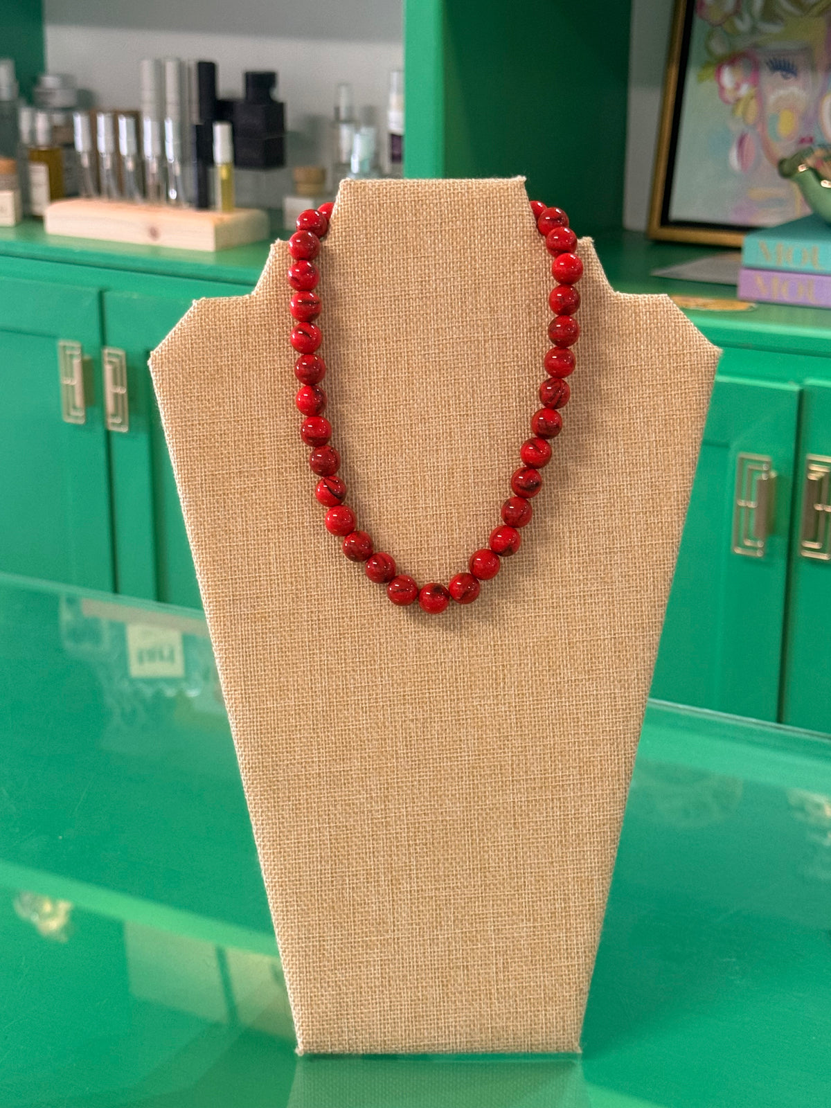 mini fall bauble necklace