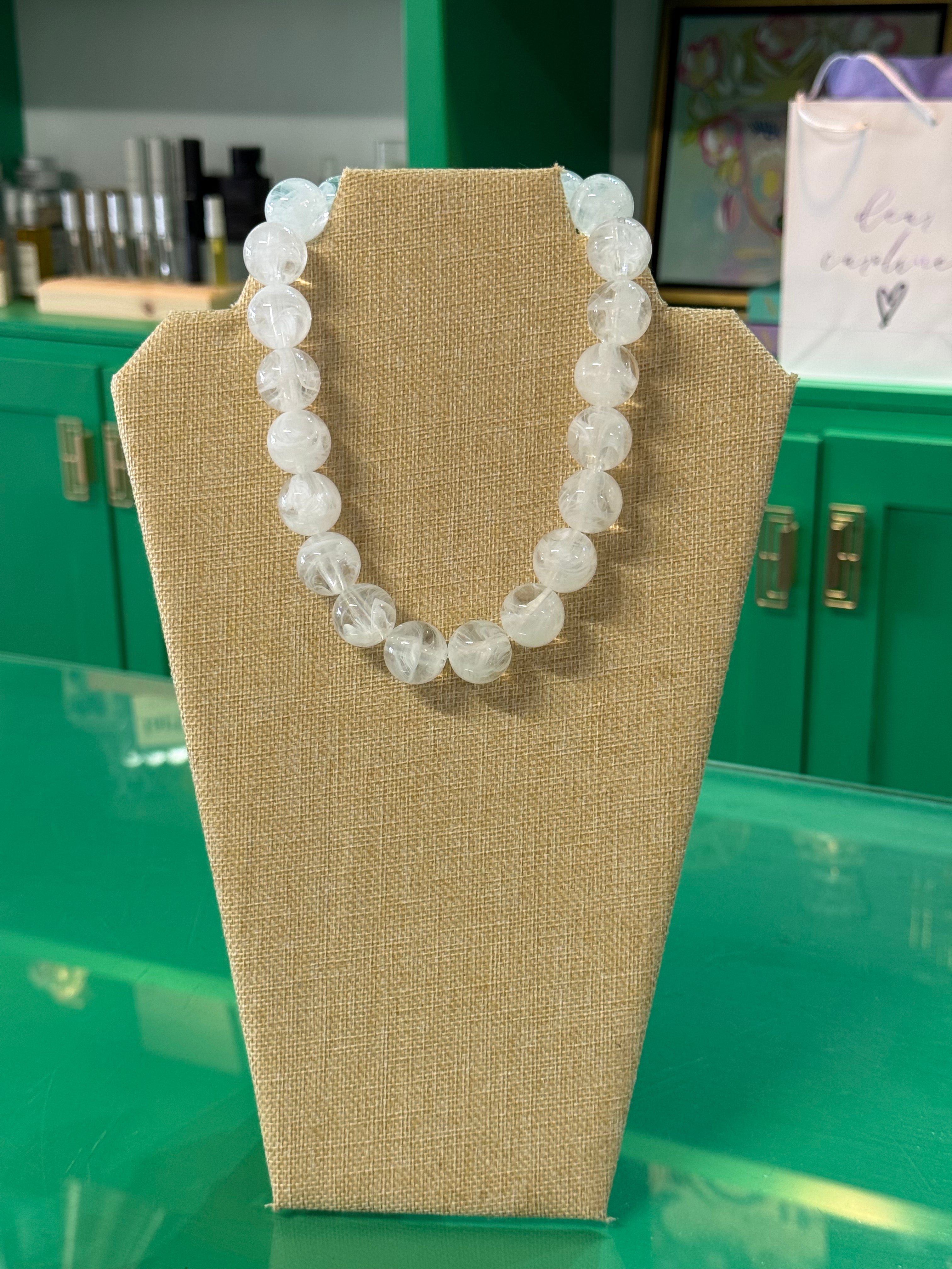 gumball bauble necklace