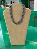 stripe bead necklace
