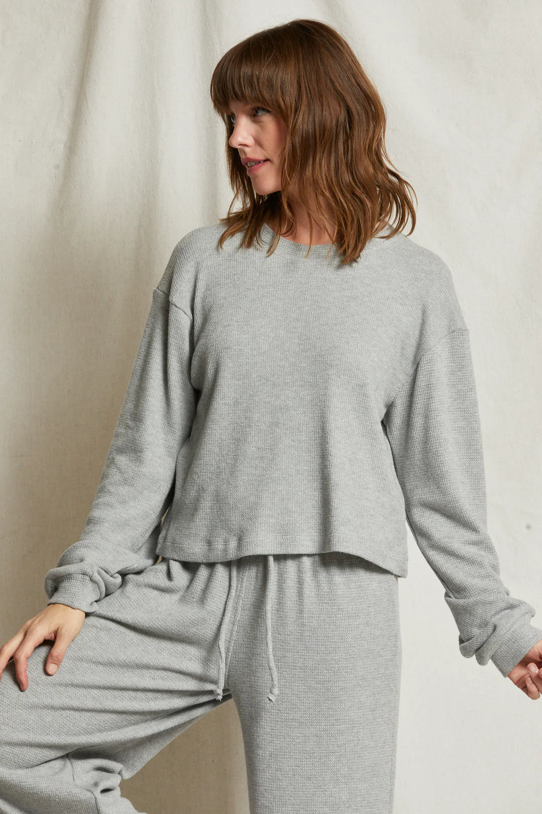 stills brushed thermal easy long sleeve pullover