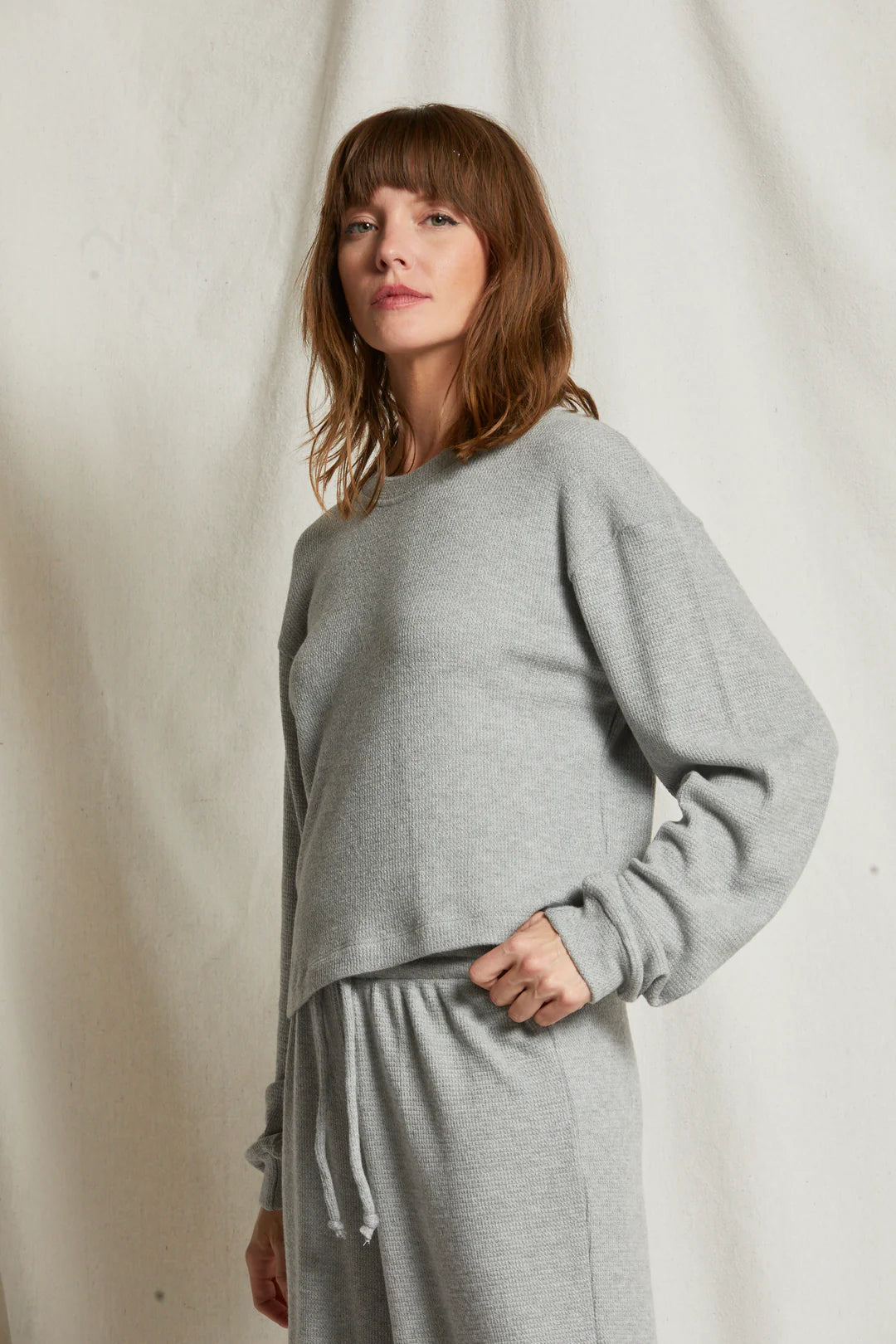 stills brushed thermal easy long sleeve pullover