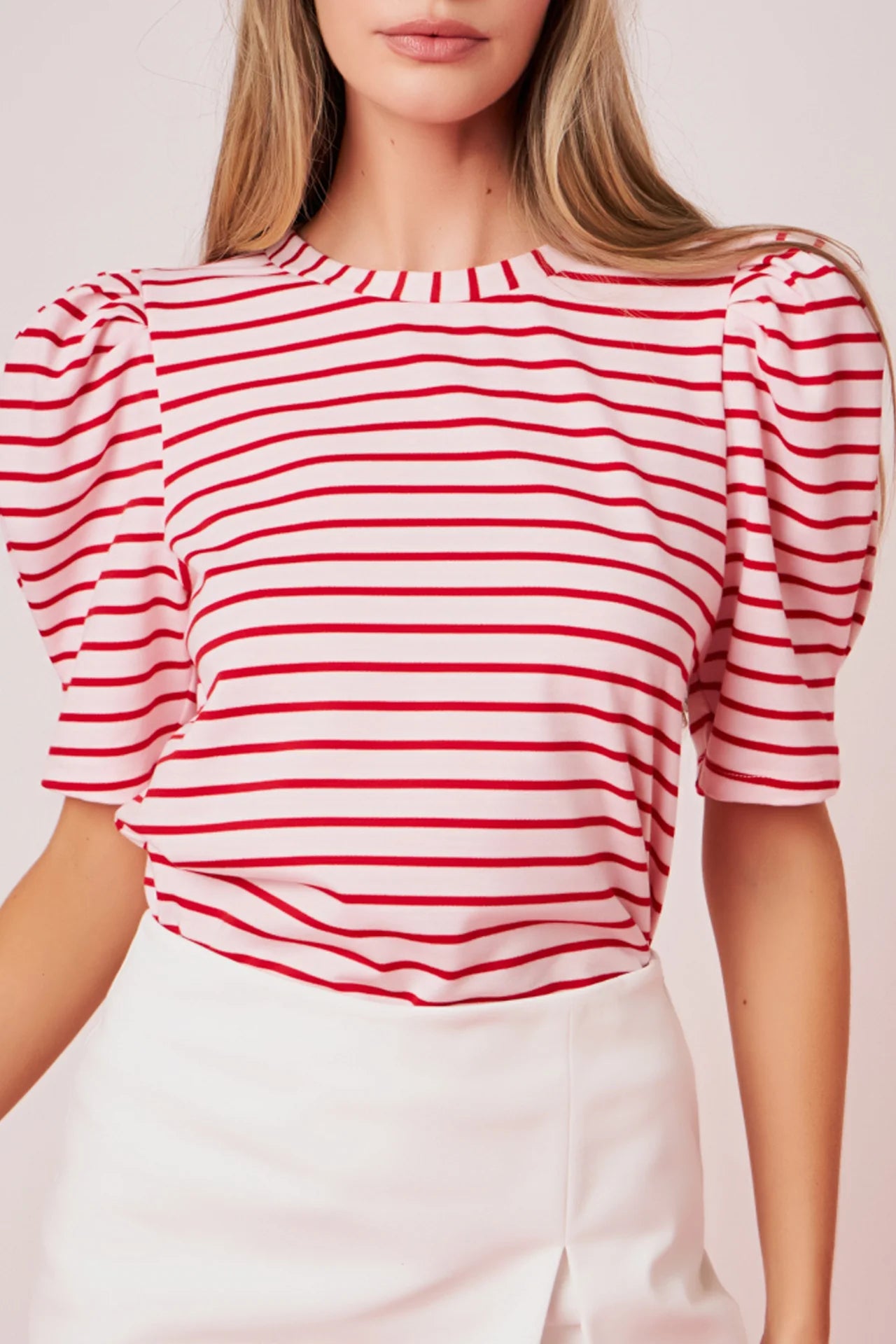 wendy stripe knit shirt