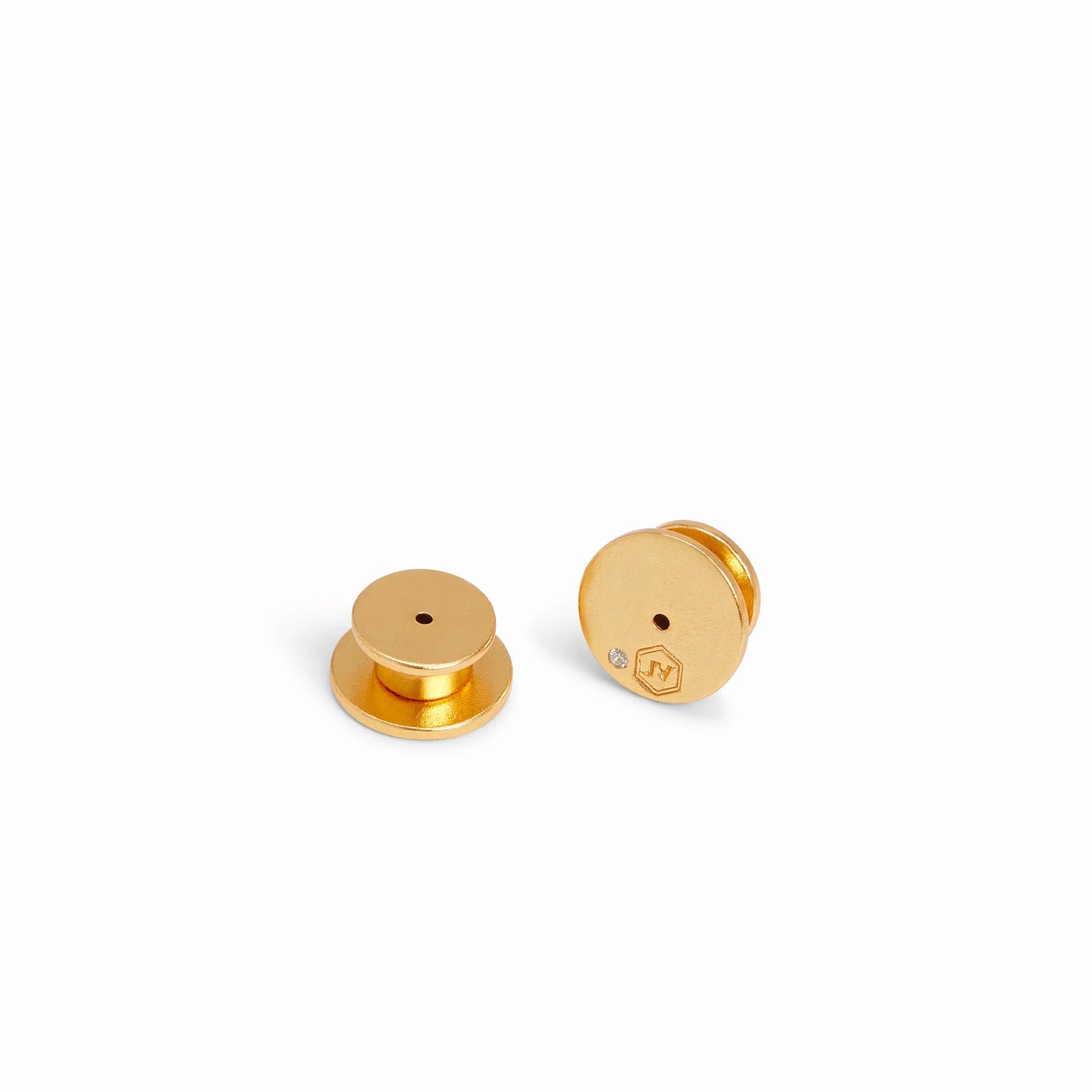 catalina gold x stud earrings