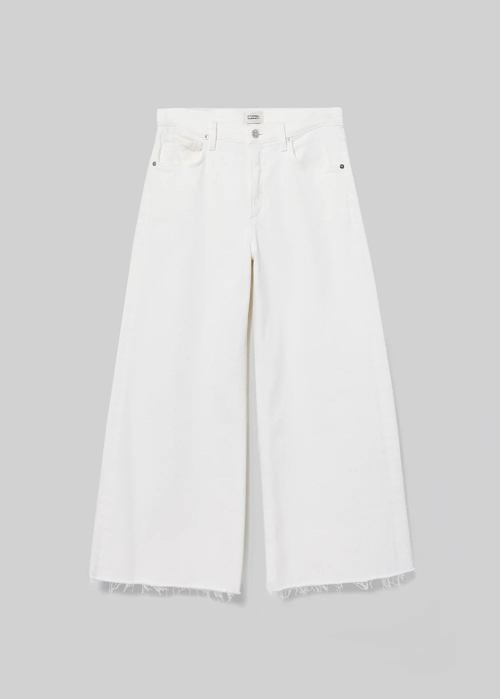 lyra crop wide leg white