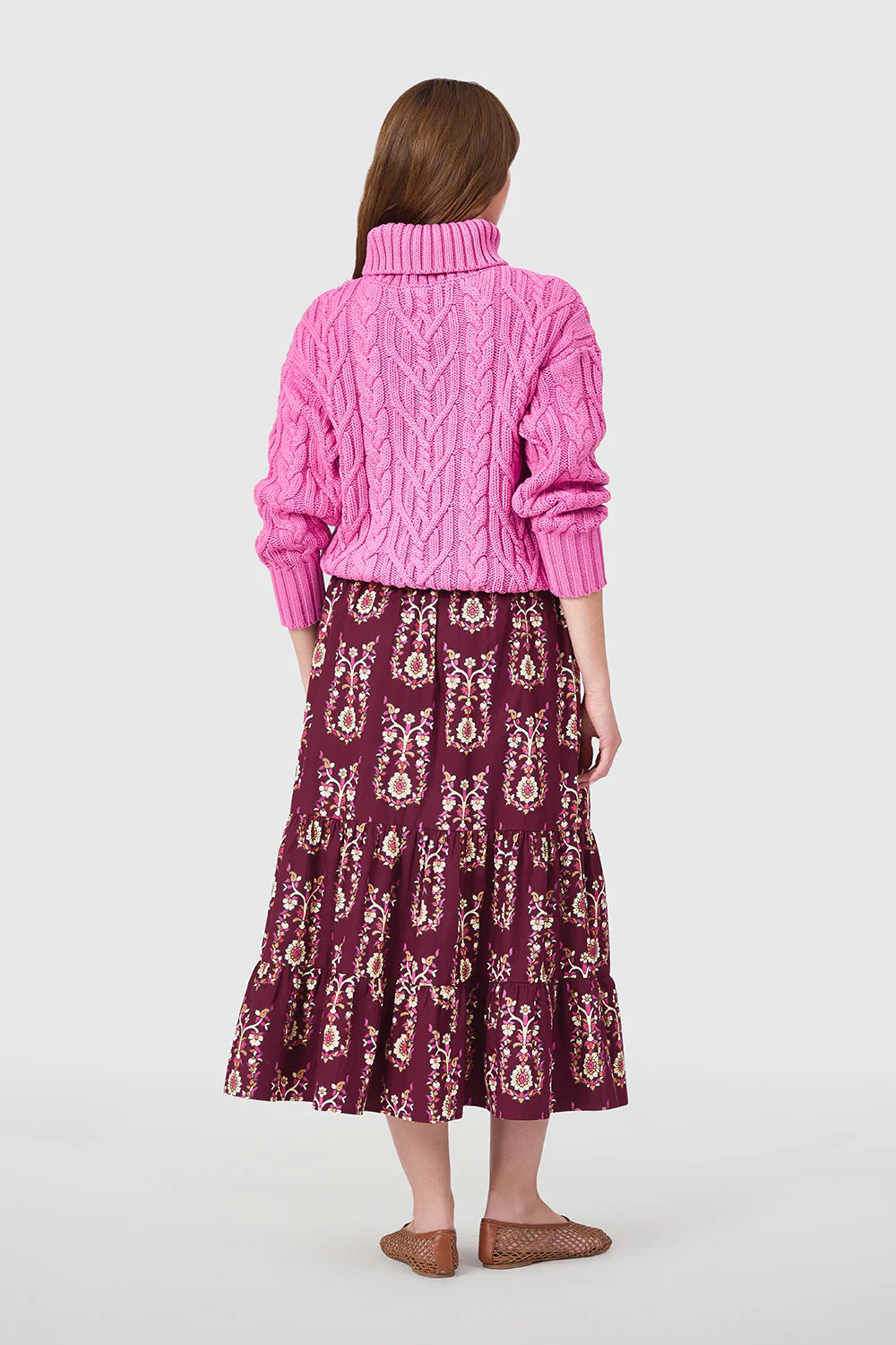 market skirt bramble motifs