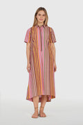 city dress kasbah stripe