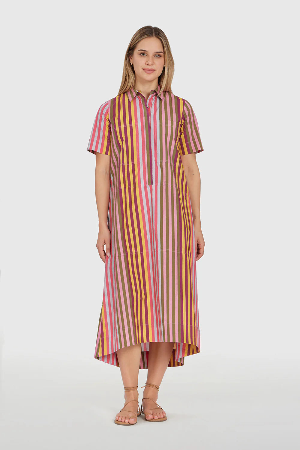 city dress kasbah stripe