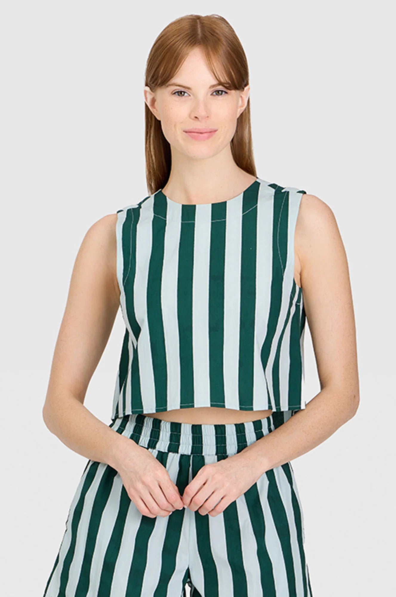 crop top dunlin stripes