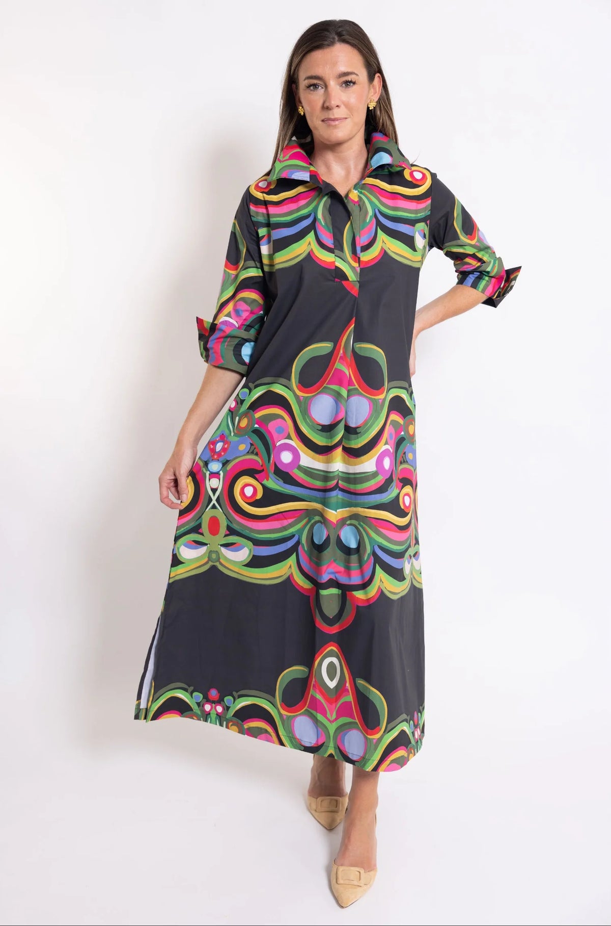 merriweather ruthie shirt dress long
