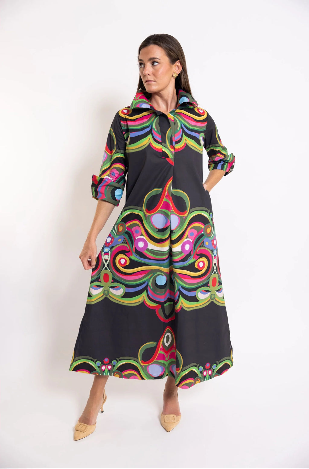 merriweather ruthie shirt dress long