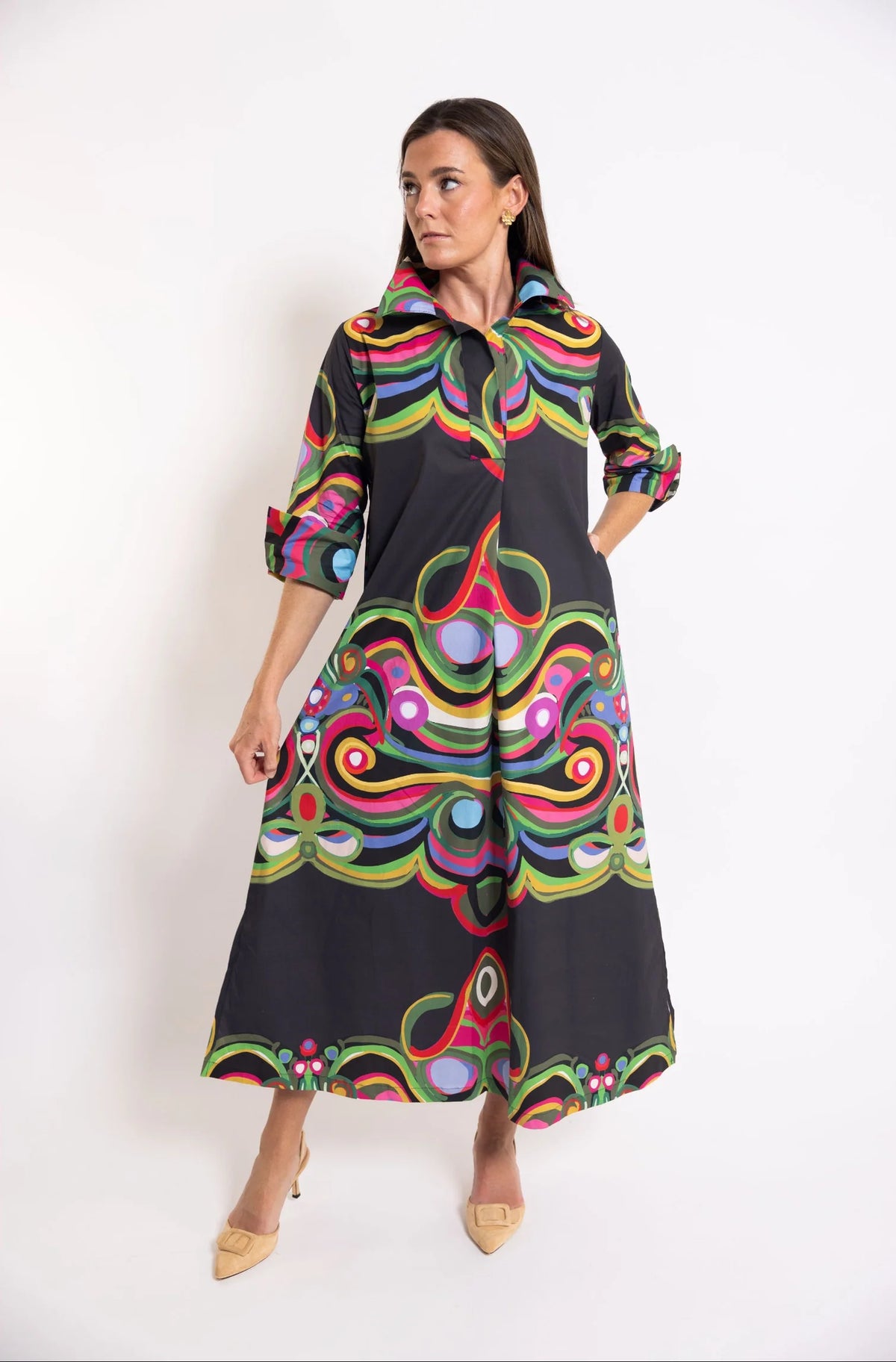 merriweather ruthie shirt dress long