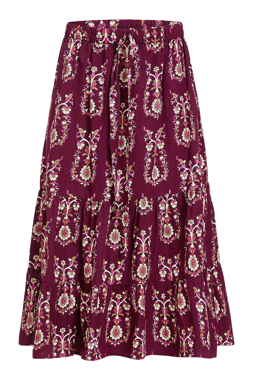 market skirt bramble motifs
