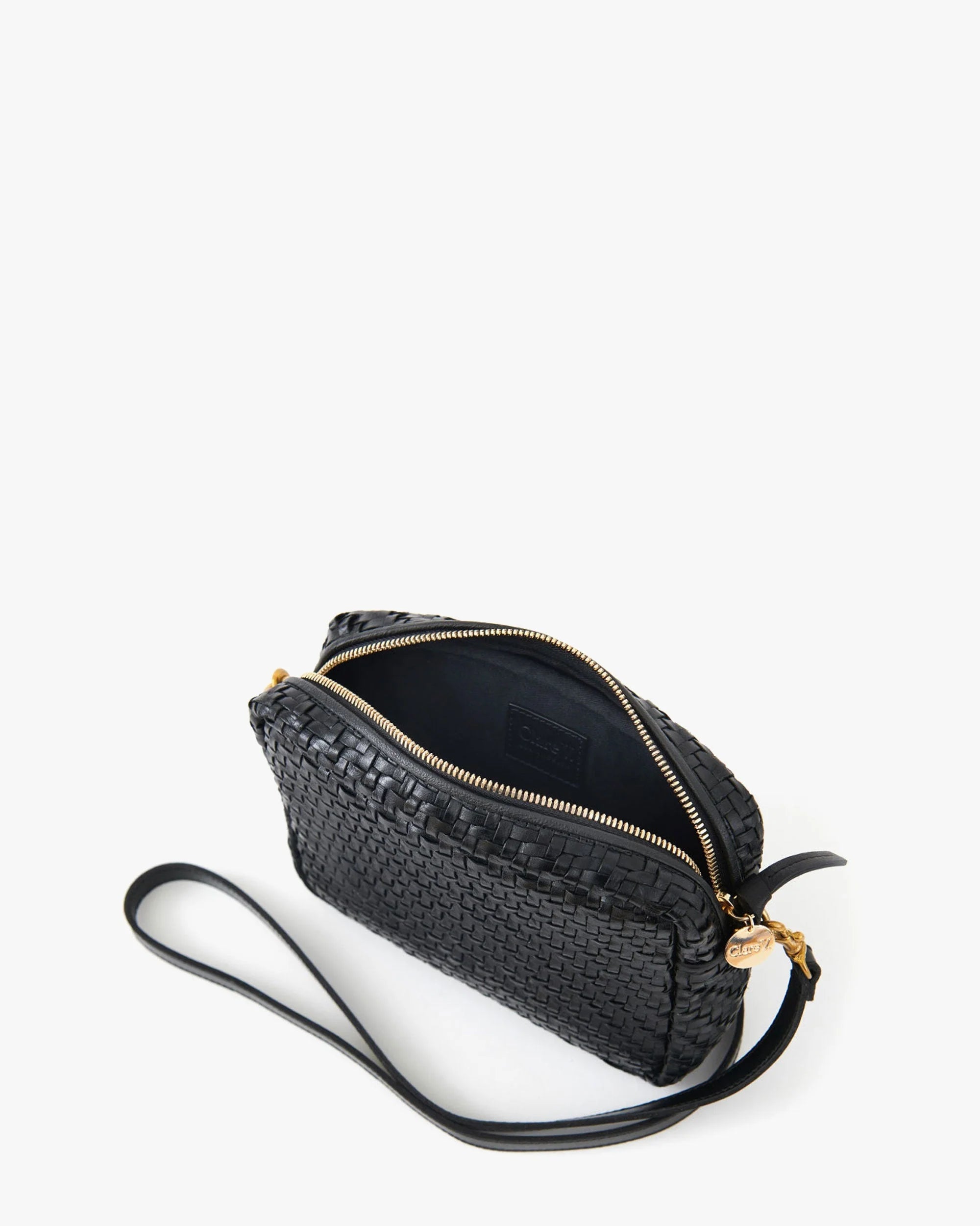 midi sac woven zig-zag black