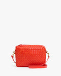 midi sac woven diagonal bright poppy