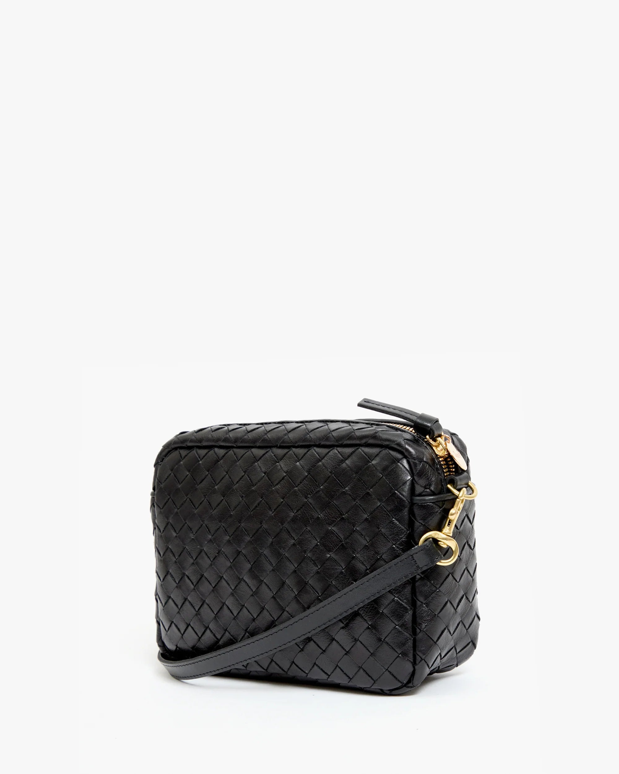 midi sac woven diagonal black