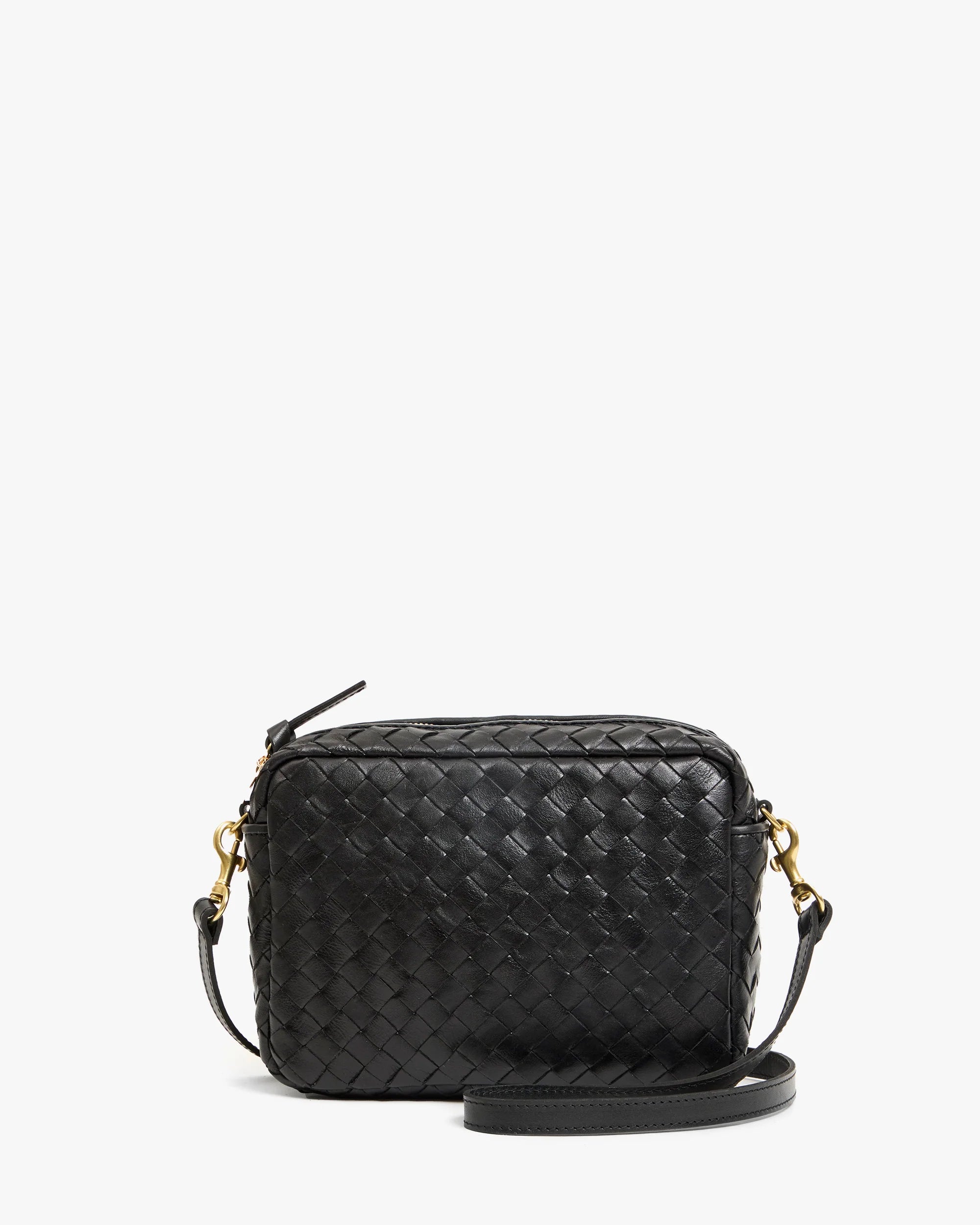 midi sac woven diagonal black