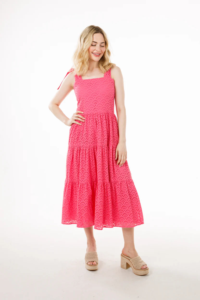 graysen dress pink eyelet