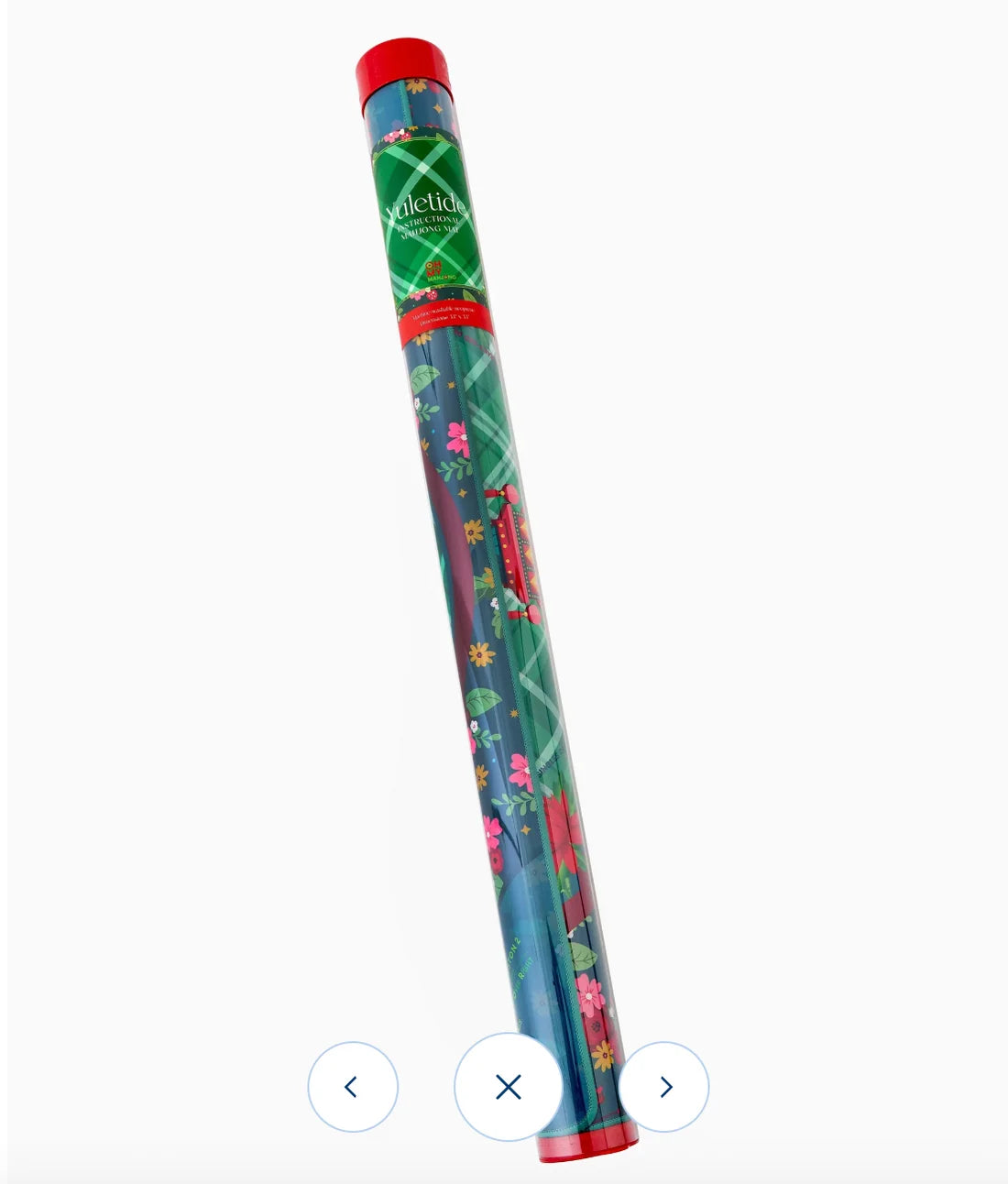 yuletide mat in tube