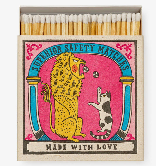 big cat little cat square matchbox