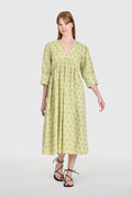 ingrid dress in palm court